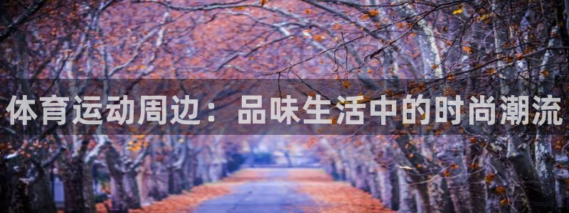 3377体育官网下载平台：体育运动周边：品味生活中的时尚潮流
